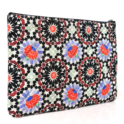 Chanel Coated Canvas Paris Dubai Medium Cosmetic Case Multicolor 3 of 10