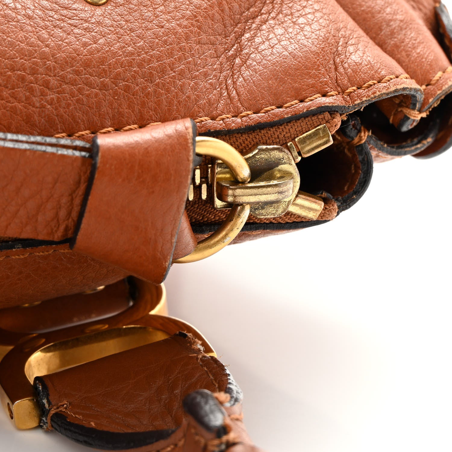Chloe Calfskin Medium Marcie Satchel Tan 17 of 23