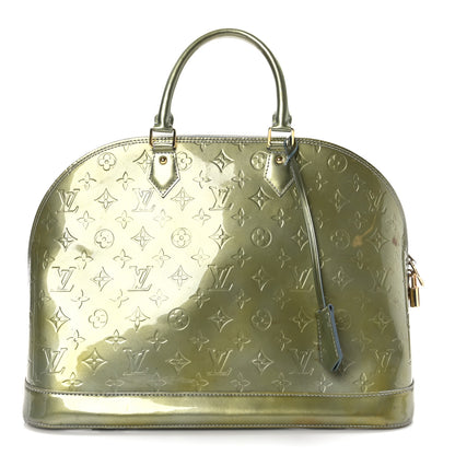 Louis Vuitton Vernis Alma GM Givre 1 of 12