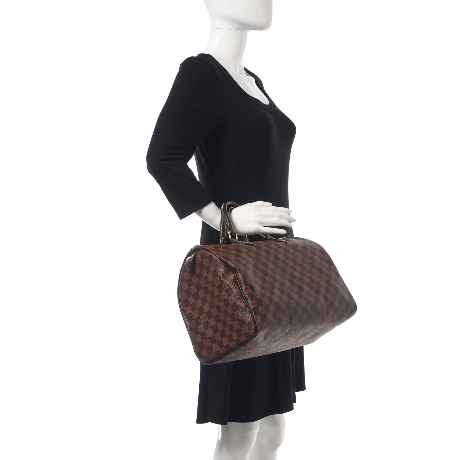Louis Vuitton Damier Ebene Speedy 35 2 of 10