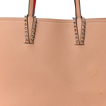 Christian Louboutin Calfskin Empire Spikes East West Cabata Tote Nude 9 of 13