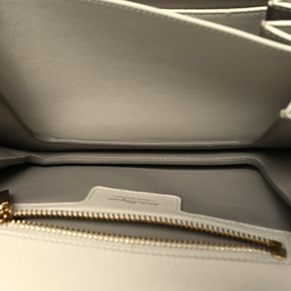 Salvatore Ferragamo Calfskin Vittoria Bag White 6 of 12