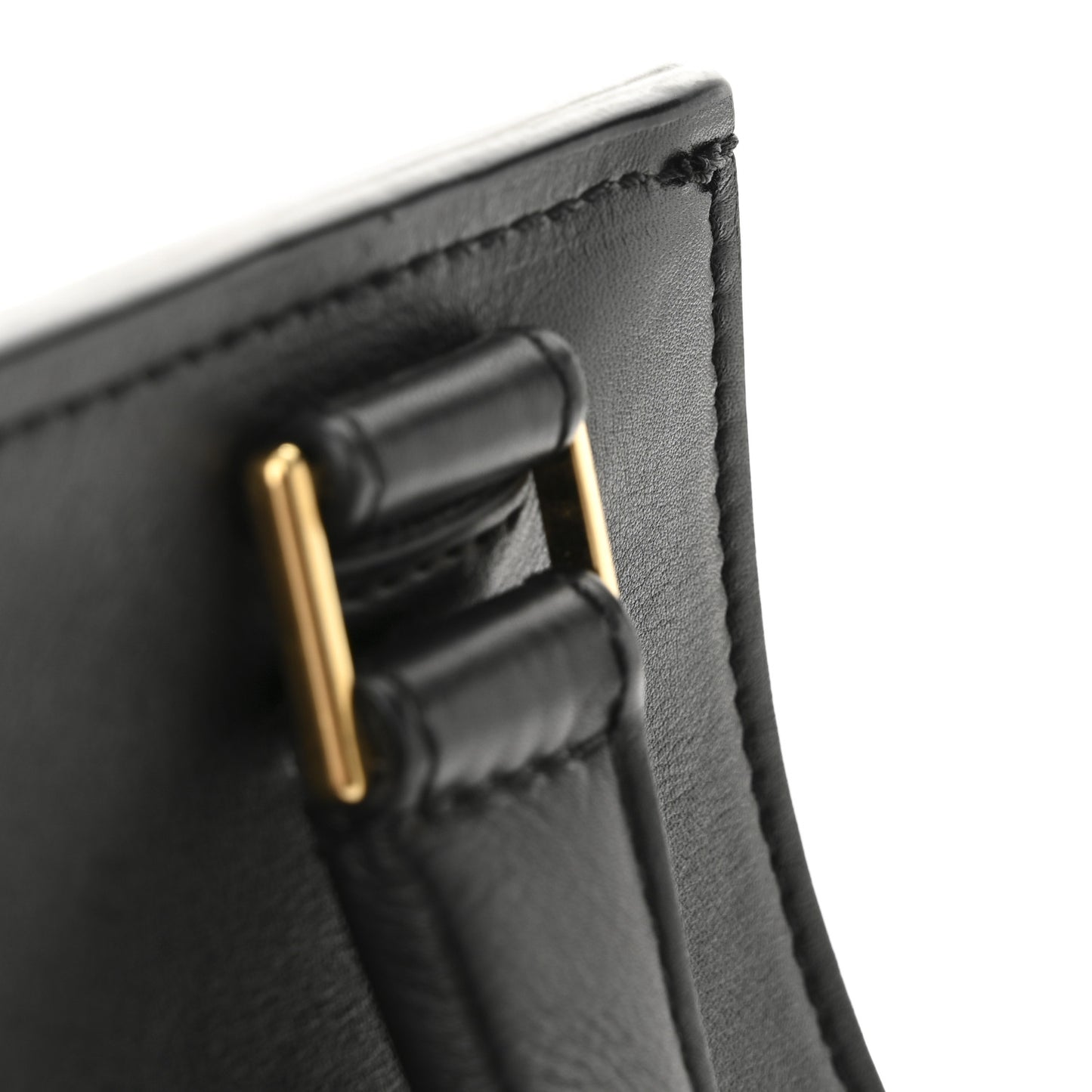 Snakeskin Medium Edge Shoulder Bag Natural Black