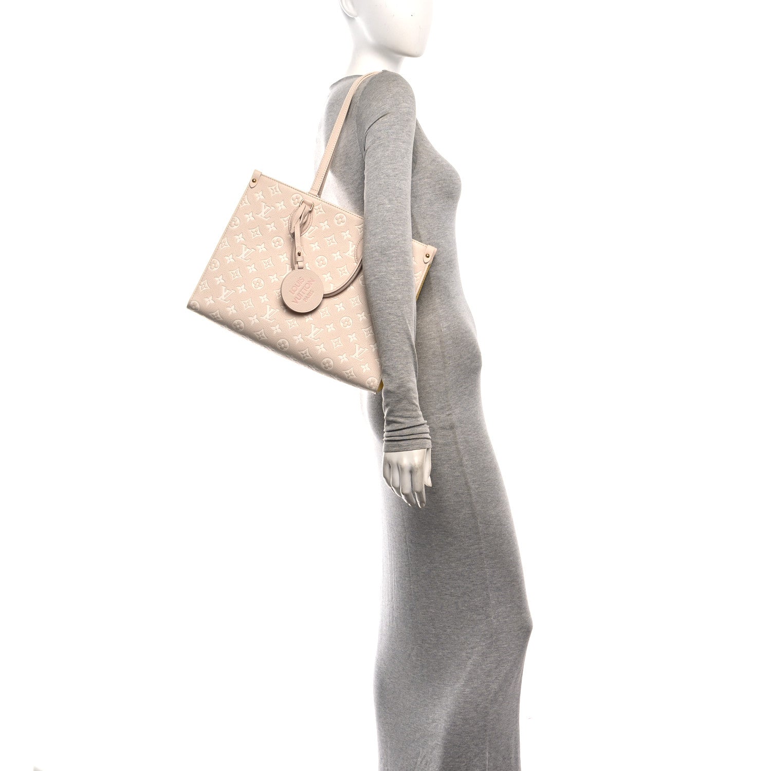 Louis Vuitton Empreinte Monogram Spring In The City Onthego MM Beige Pink Yellow 2 of 9