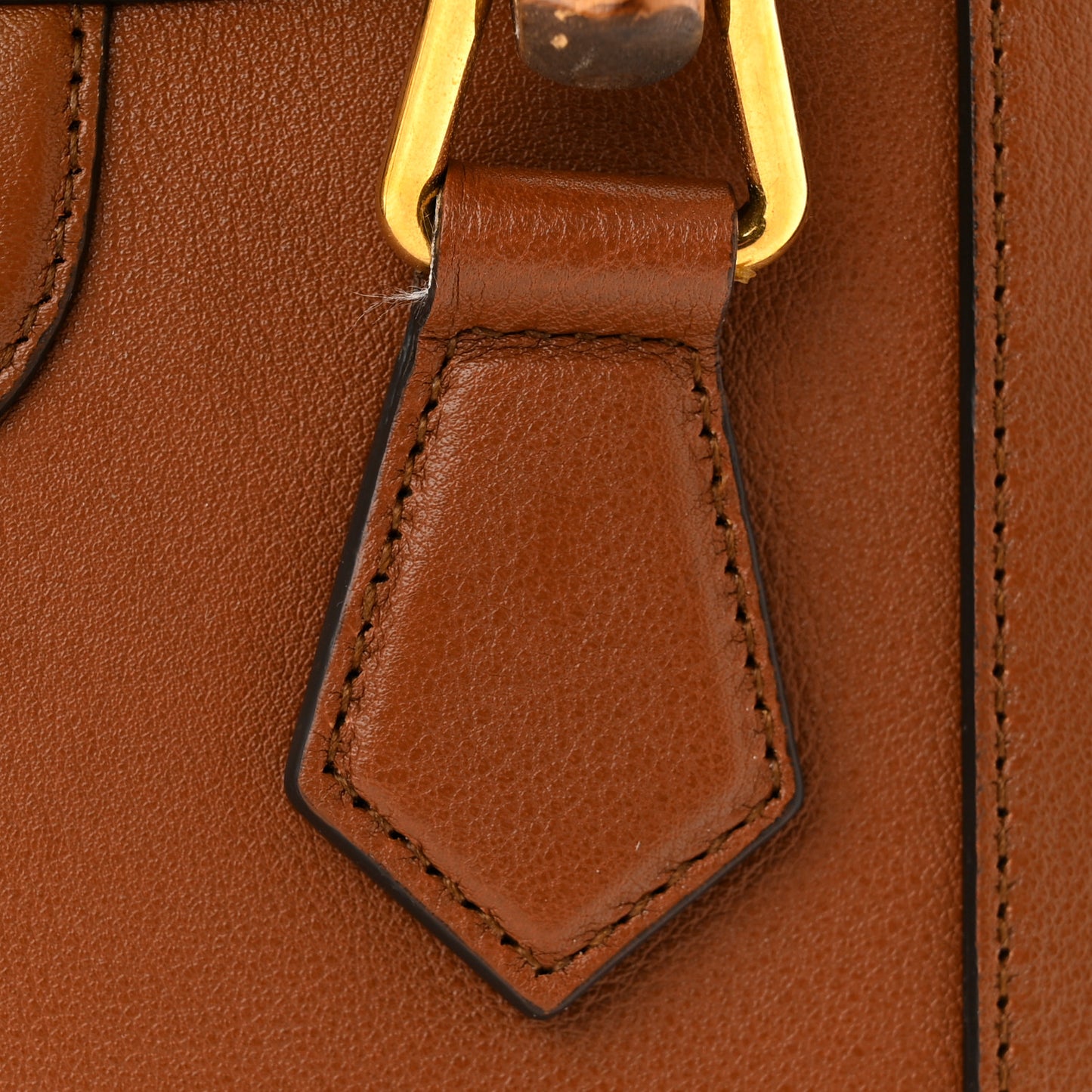 Wonka Grain Calfskin Mini Diana Tote Bag Cuir Yellow Fluo