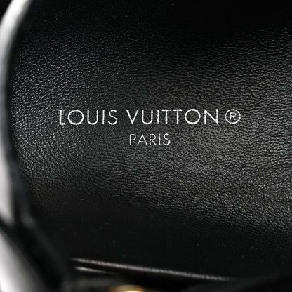 Louis Vuitton Lambskin Monogram Embossed Paseo Flat Comfort Sandals 40 Black 7 of 8