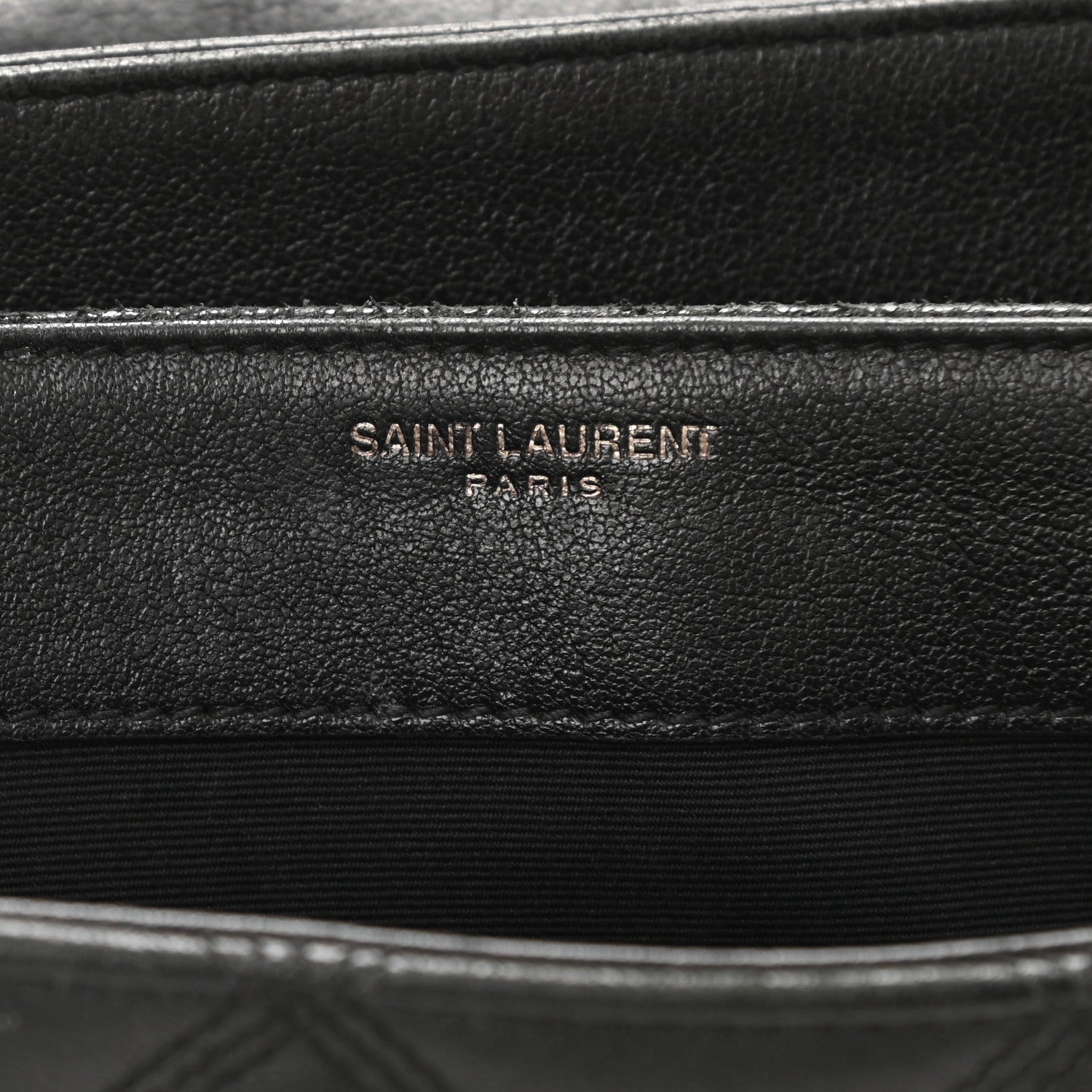 Saint Laurent Lambskin Quilted Small Becky Chain Bag Black 7 of 12