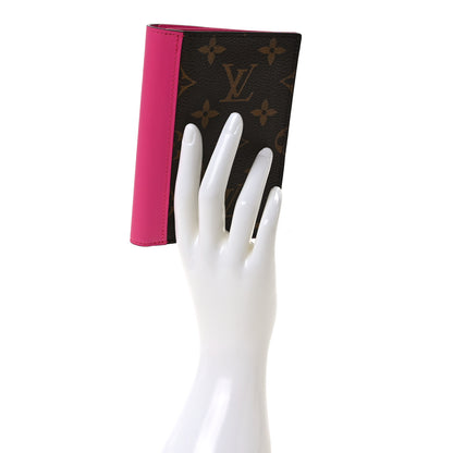 Louis Vuitton Monogram Macassar Passport Cover Fuchsia 2 of 5