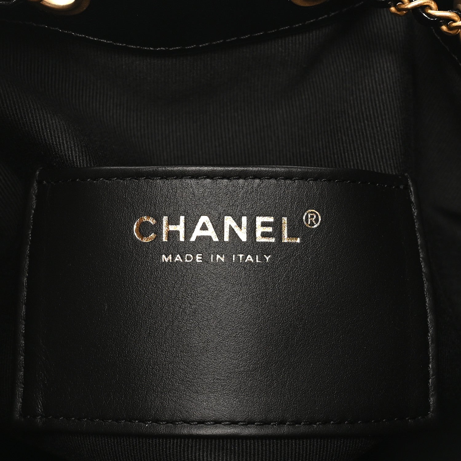 Chanel Shiny Crumpled Calfskin Quilted Small Chanel 25 Handbag Black 6 of 11