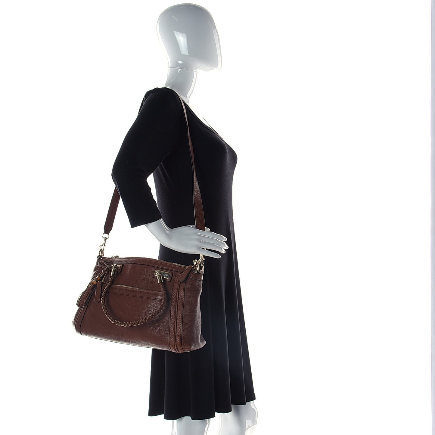Cellarius Calfskin Small Bella Top Handle Bag Cuir