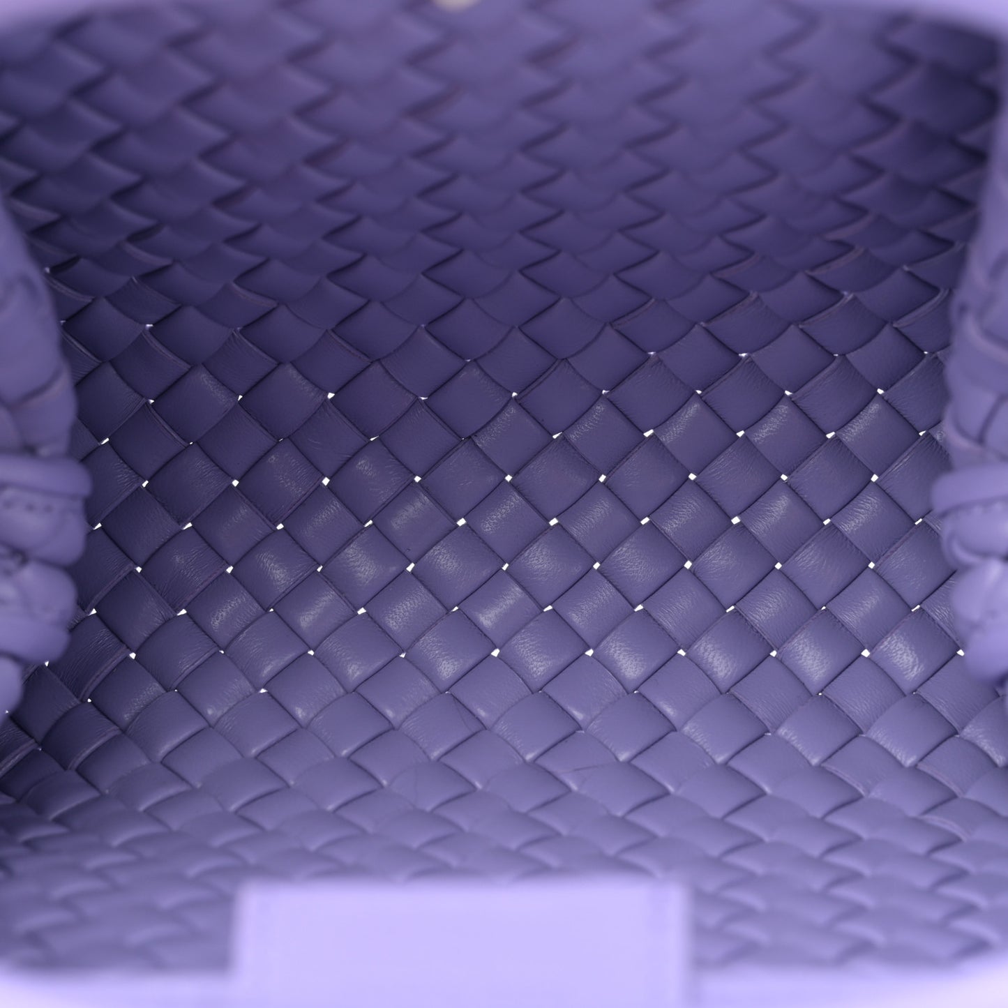 Nappa Intreccio Mini Padded Handle Bag Wisteria