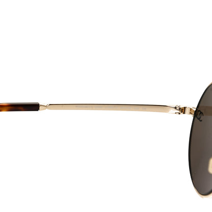 Chanel Round Sunglasses 4268 Gold 5 of 8