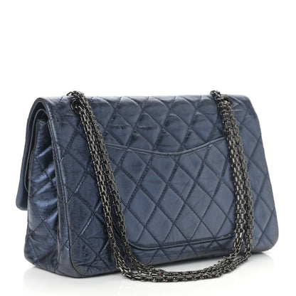 Chanel Aged Calfskin Quilted 2.55 Reissue 227 Flap Marine 3 of 16