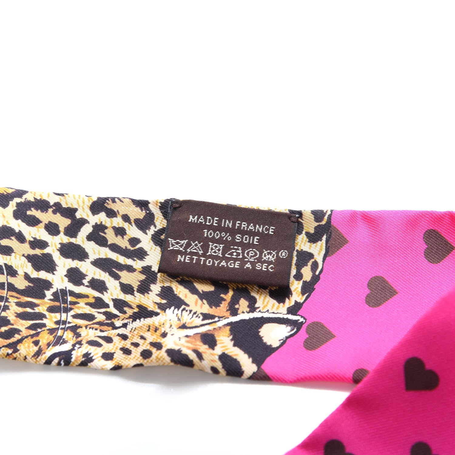 Hermes Silk Jungle Love Love Twilly Rose Vif Bleu Roy 2 of 3