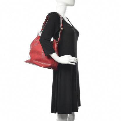Louis Vuitton Epi Petit Noe Castillan Red 2 of 9