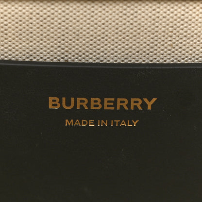 Burberry Calfskin Monogram Motif TB Medium Soft Tote Black 6 of 12