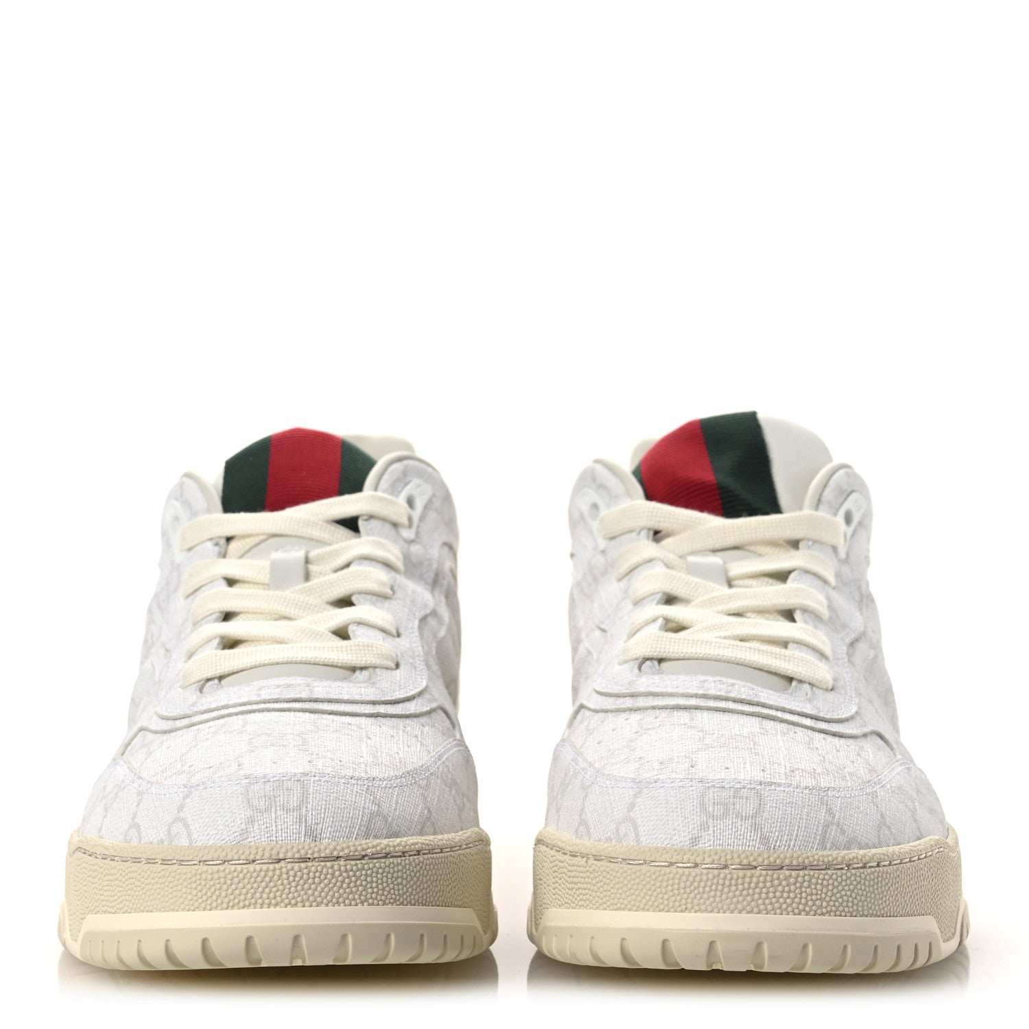 Gucci GG Supreme Monogram Womens Re-Web Sneakers 11.5 White 3 of 11