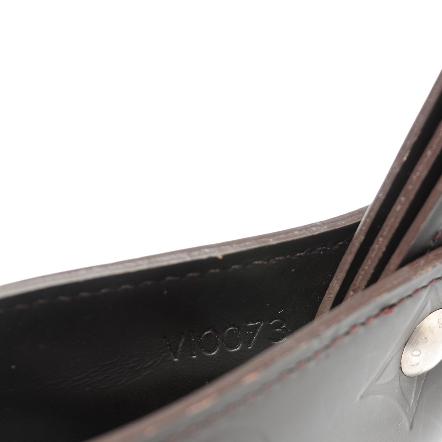 Monogram Glace Whist Wallet Cafe Brown