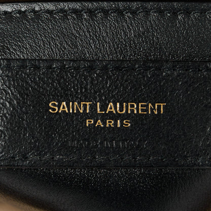 Saint Laurent Calfskin Y Quilted Monogram Small Loulou Chain Satchel Dark Beige 7 of 11