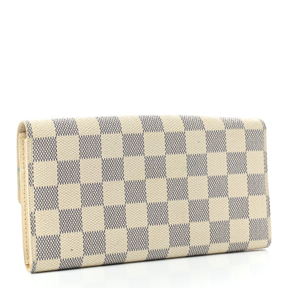 Louis Vuitton Damier Azur Sarah Wallet 3 of 7