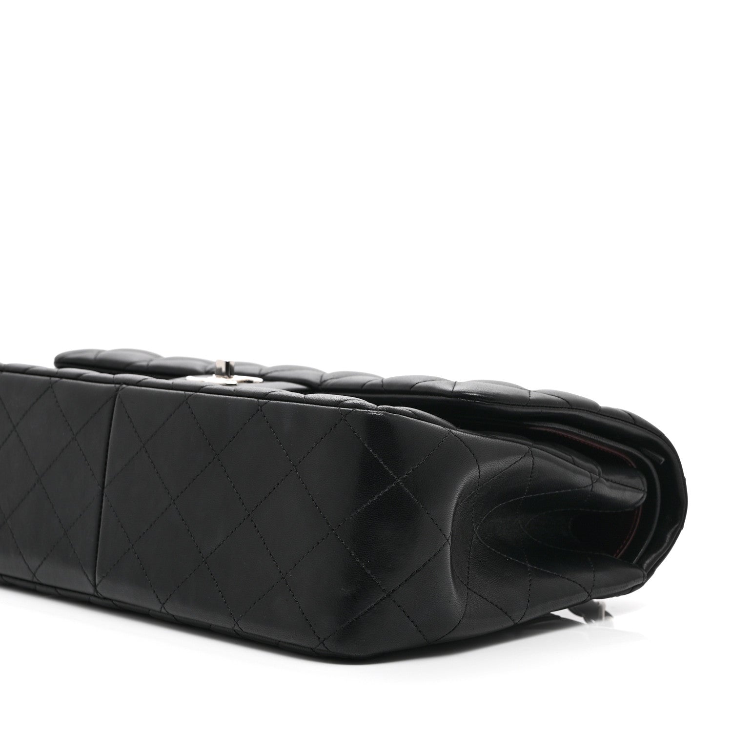 Chanel Lambskin Quilted Jumbo Double Flap Black 10 of 10