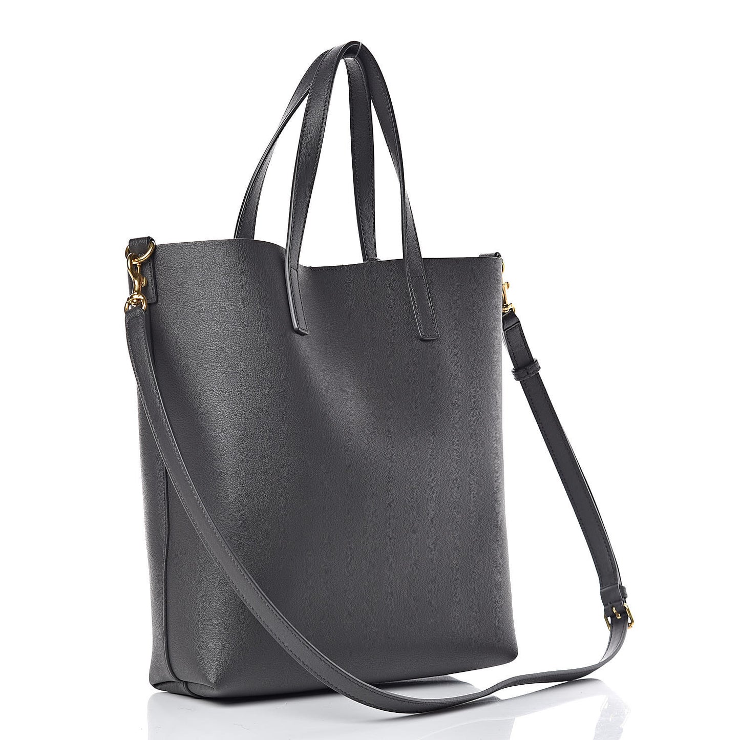 Calfskin Toy Shopping Tote Earth Grey