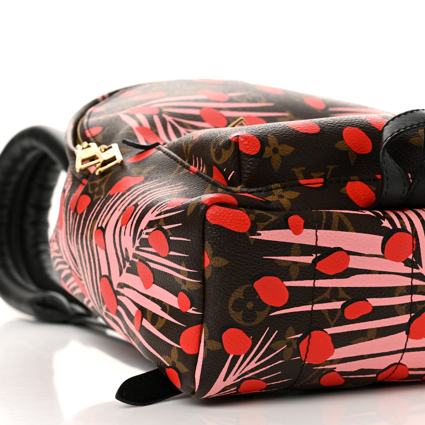 Monogram Jungle Dots Palm Springs Backpack PM Sugar Pink Poppy