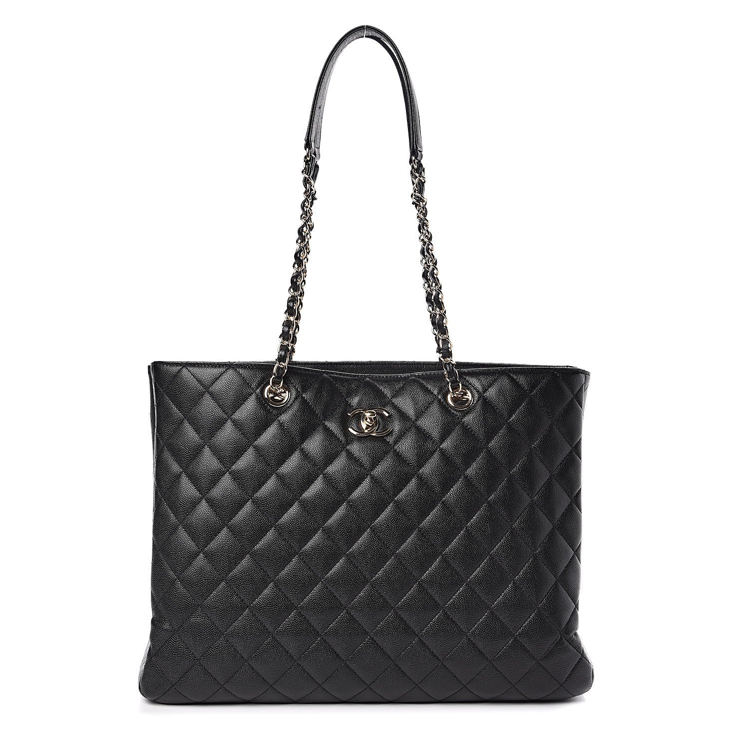 Chanel Caviar Quilted Large Shopping Tote Black 1 of 10