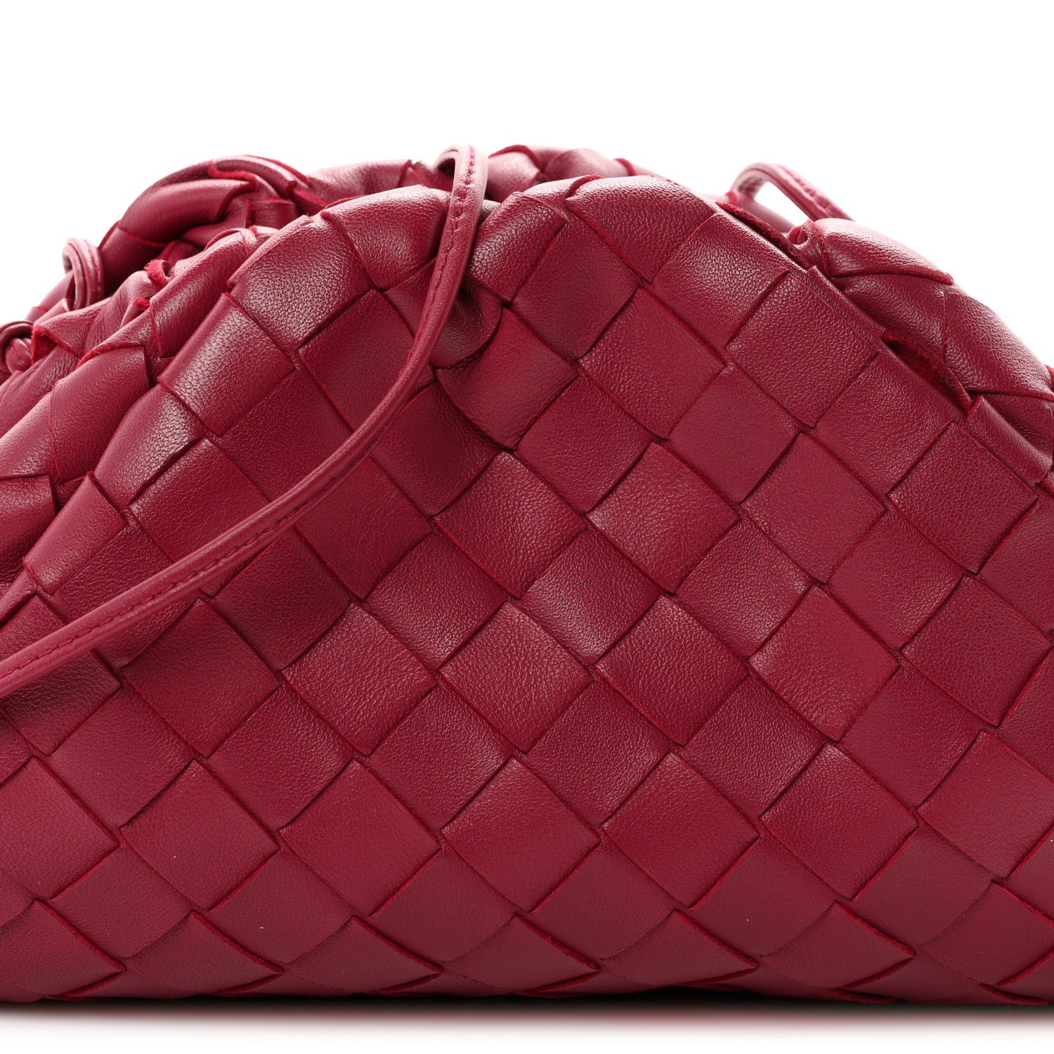 Bottega Veneta Nappa Intrecciato The Mini Pouch Bordeaux 8 of 10