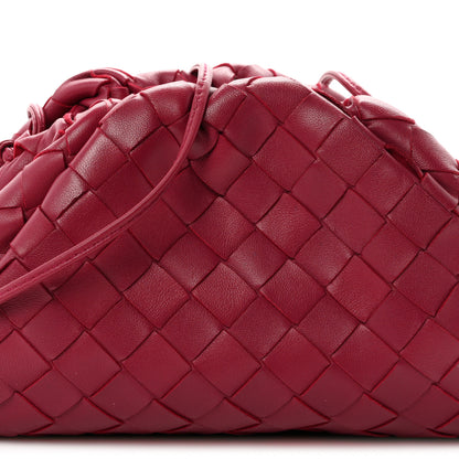 Bottega Veneta Nappa Intrecciato The Mini Pouch Bordeaux 8 of 10