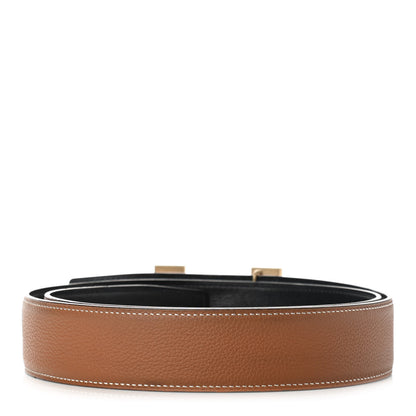 Hermes Box Togo 42mm Constance 2 Belt 100 Black Gold 2 of 10