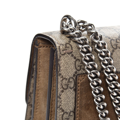 Gucci GG Supreme Monogram Medium Dionysus Shoulder Bag Taupe 12 of 18