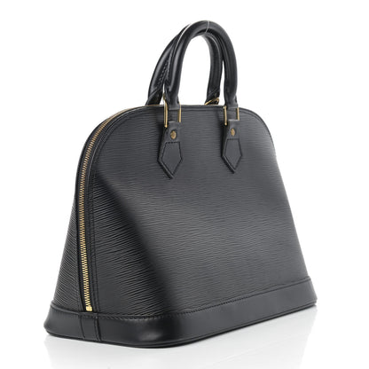 Louis Vuitton Epi Alma PM Black 2 of 13