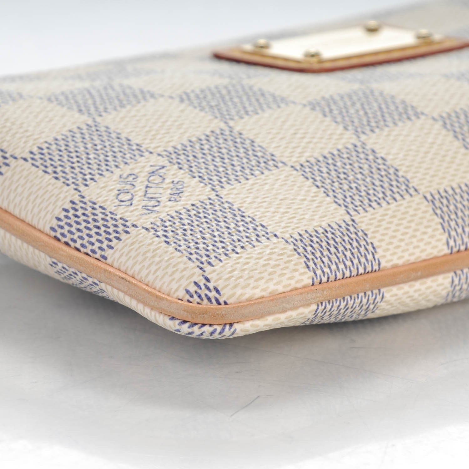 Louis Vuitton Damier Azur Pochette Milla MM 8 of 8