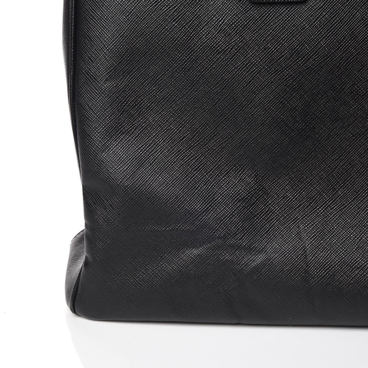 Saffiano Large Galleria Double Zip Tote Black