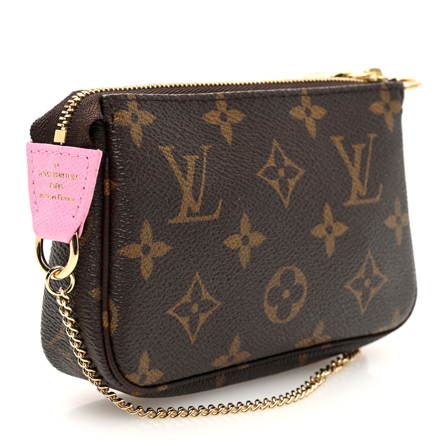 Monogram 2022 Christmas Animation Paris Mini Pochette Accessories Pink