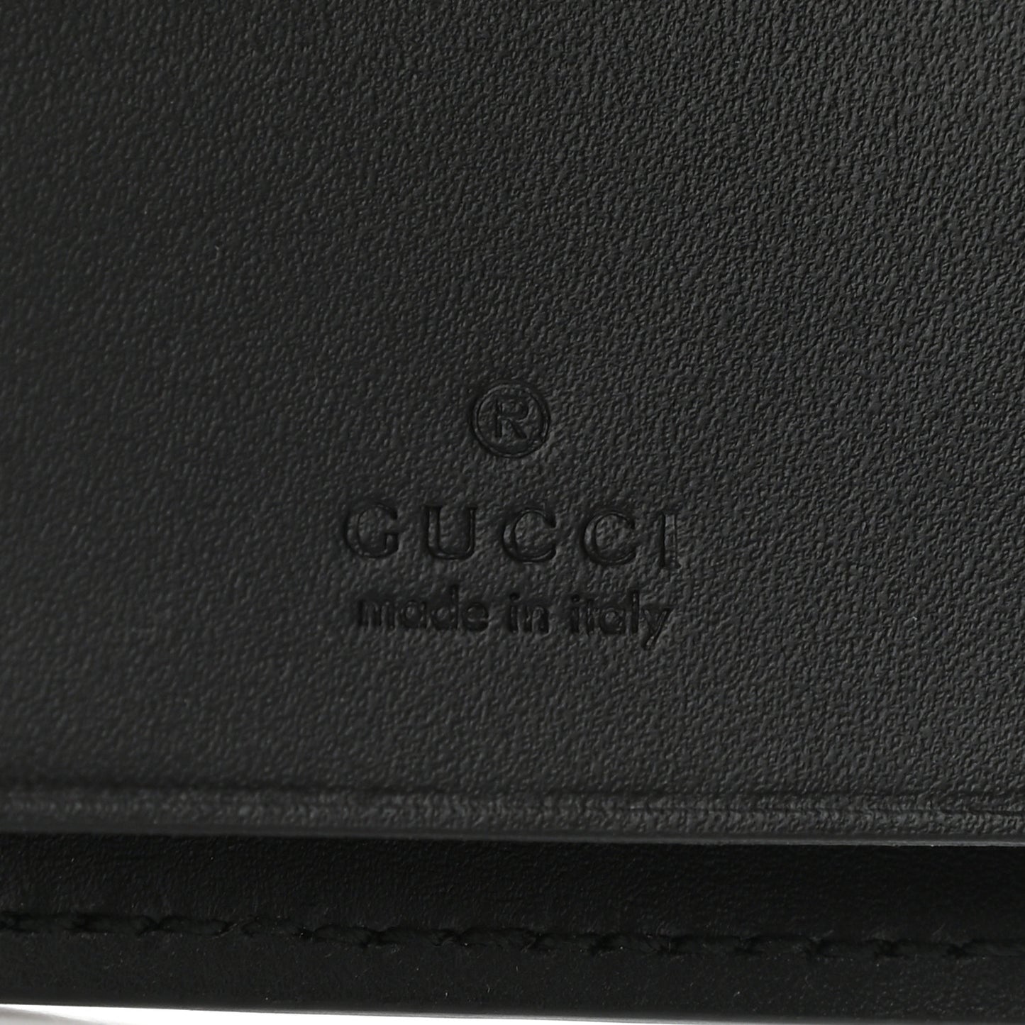 Guccissima 6 Key Holder Case Black