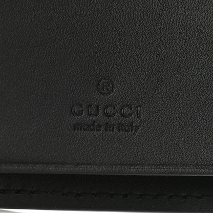 Gucci Guccissima 6 Key Holder Case Black 6 of 7