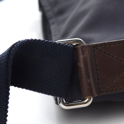 Gucci Nylon Diamante Medium Flat Messenger Bag Navy 10 of 10