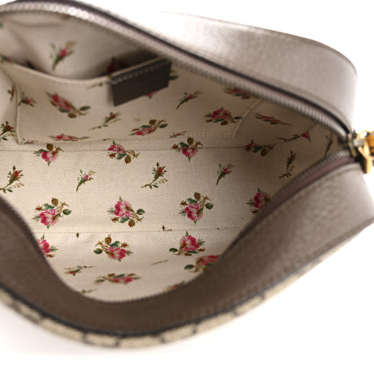 Gucci GG Supreme Monogram Web Neo Vintage Shoulder Bag Beige New Acero Crop 5 of 11