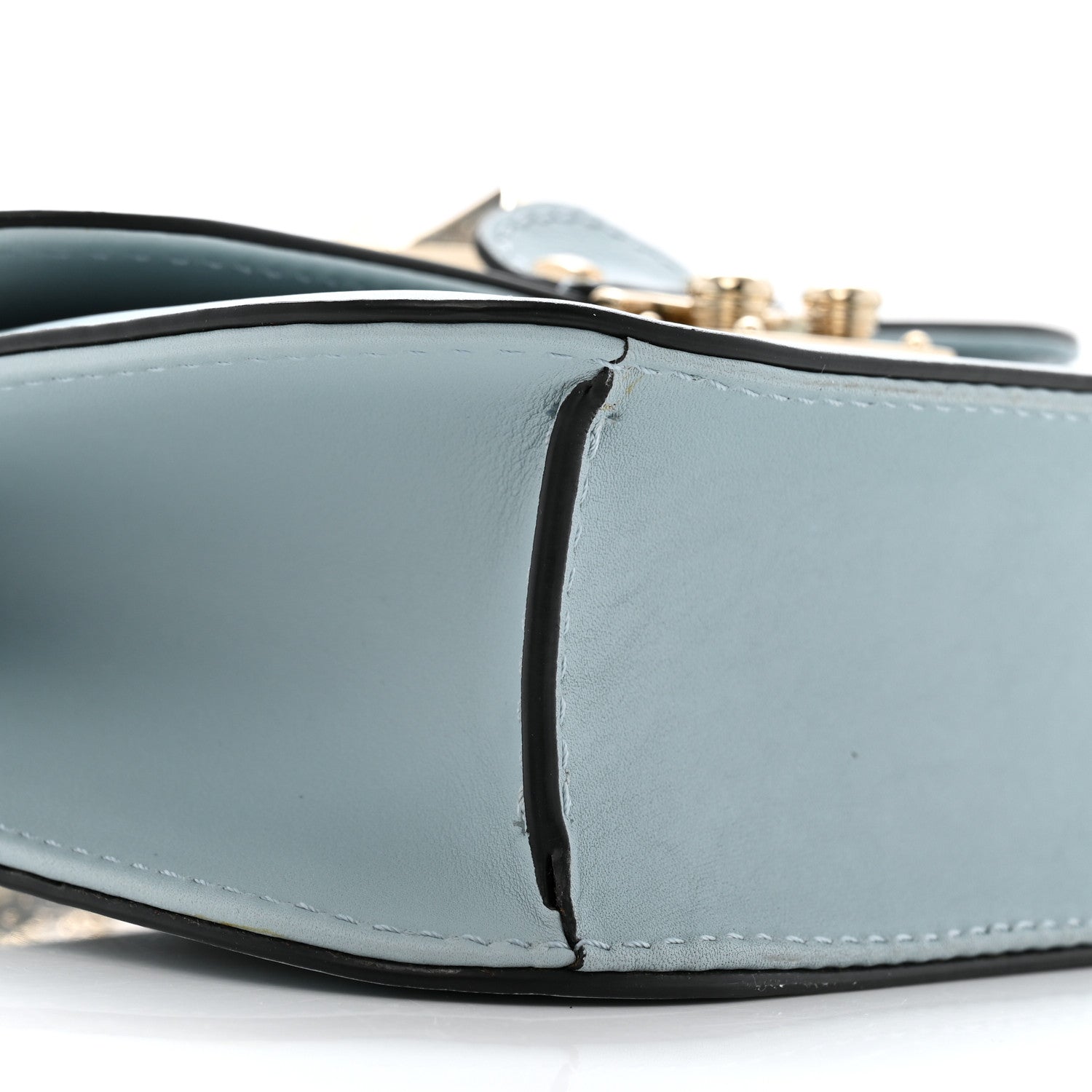 Valentino Garavani Vitello Small Glam Lock Rockstud Flap Sky Sorbet 8 of 12