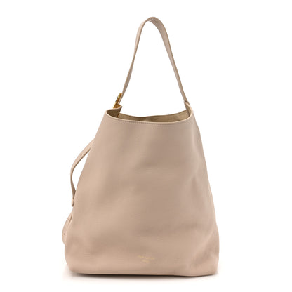Louis Vuitton Grained Calfskin Low Key Hobo MM Limestone 1 of 12