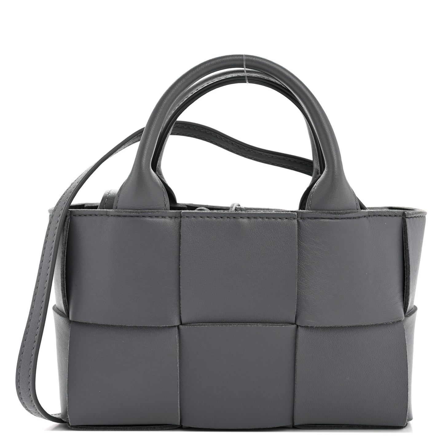 Nappa Maxi Intrecciato Arco Tote Thunder