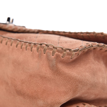 Chanel Suede Calfskin Stitch Flap Light Brown 10 of 25