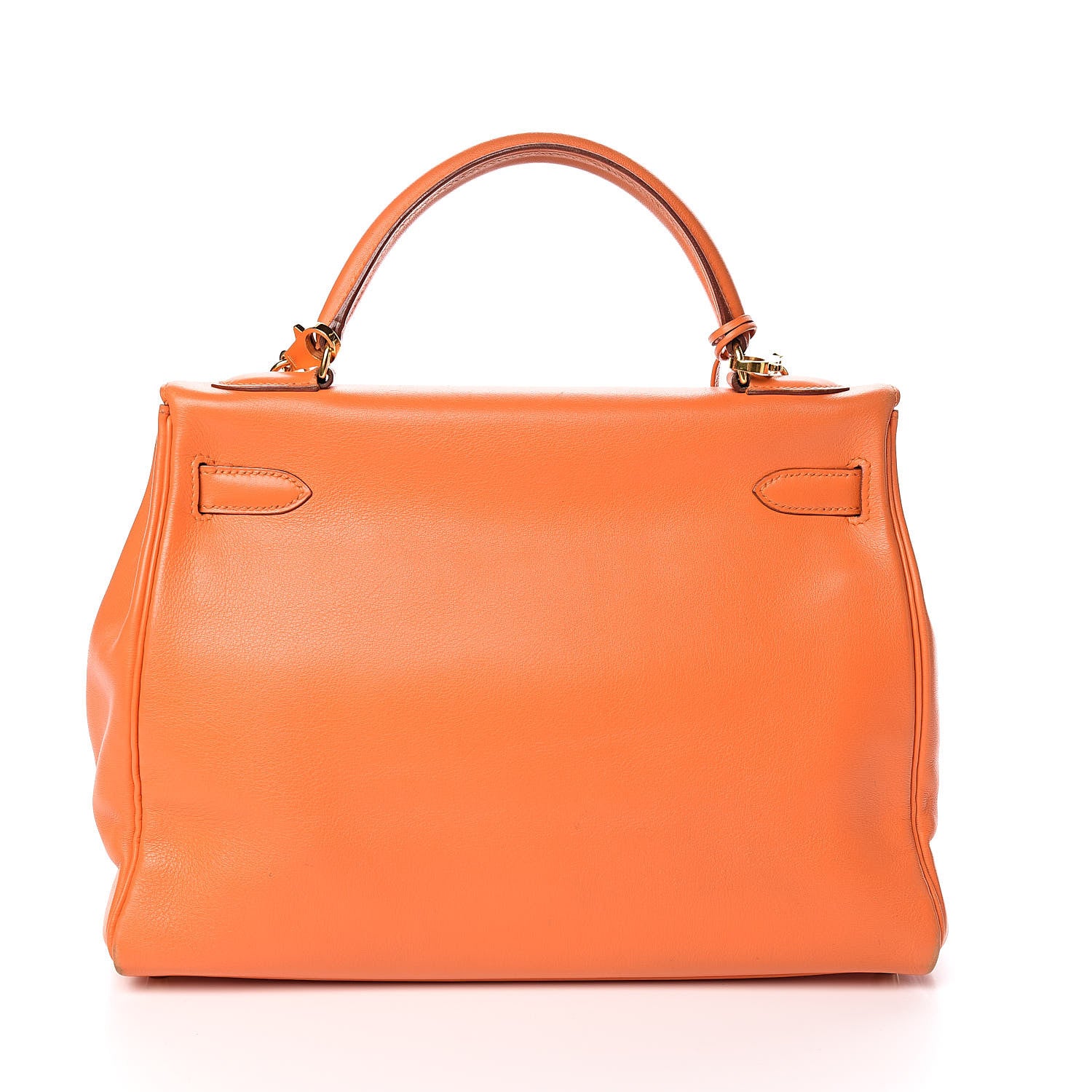Hermes Swift Kelly Retourne 32 Orange 4 of 38