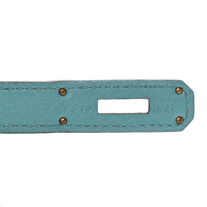 Hermes Taurillon Clemence Birkin 35 Bleu Saint Cyr 7 of 15