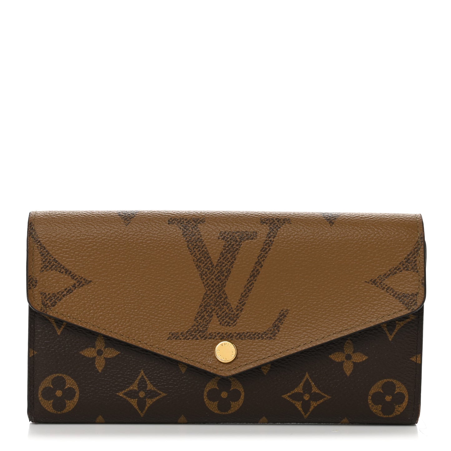 Reverse Monogram Giant Sarah Wallet