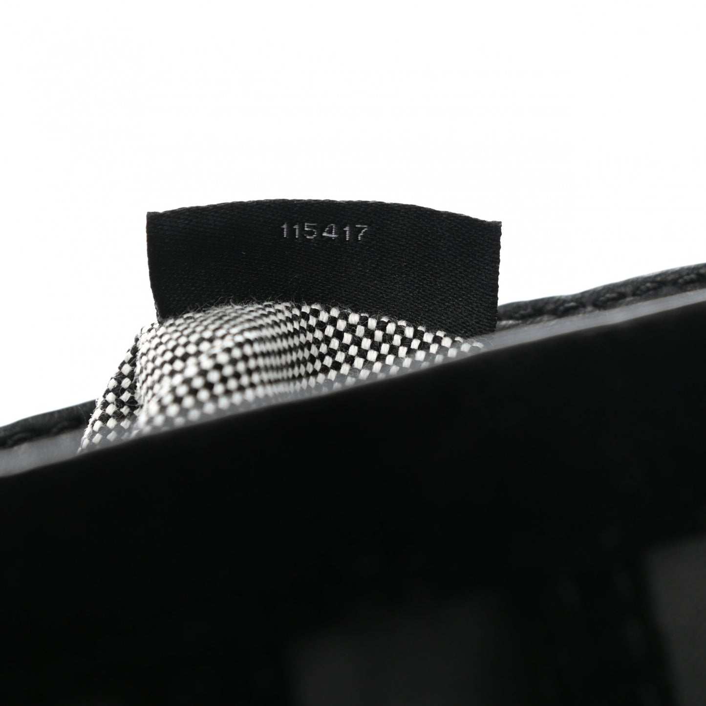 Calfskin Ring Wristlet Black