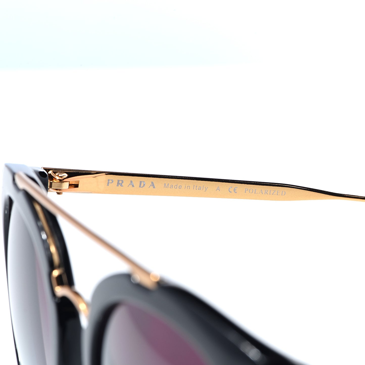 Cinema Polarized Sunglasses SPR23S Black Gold