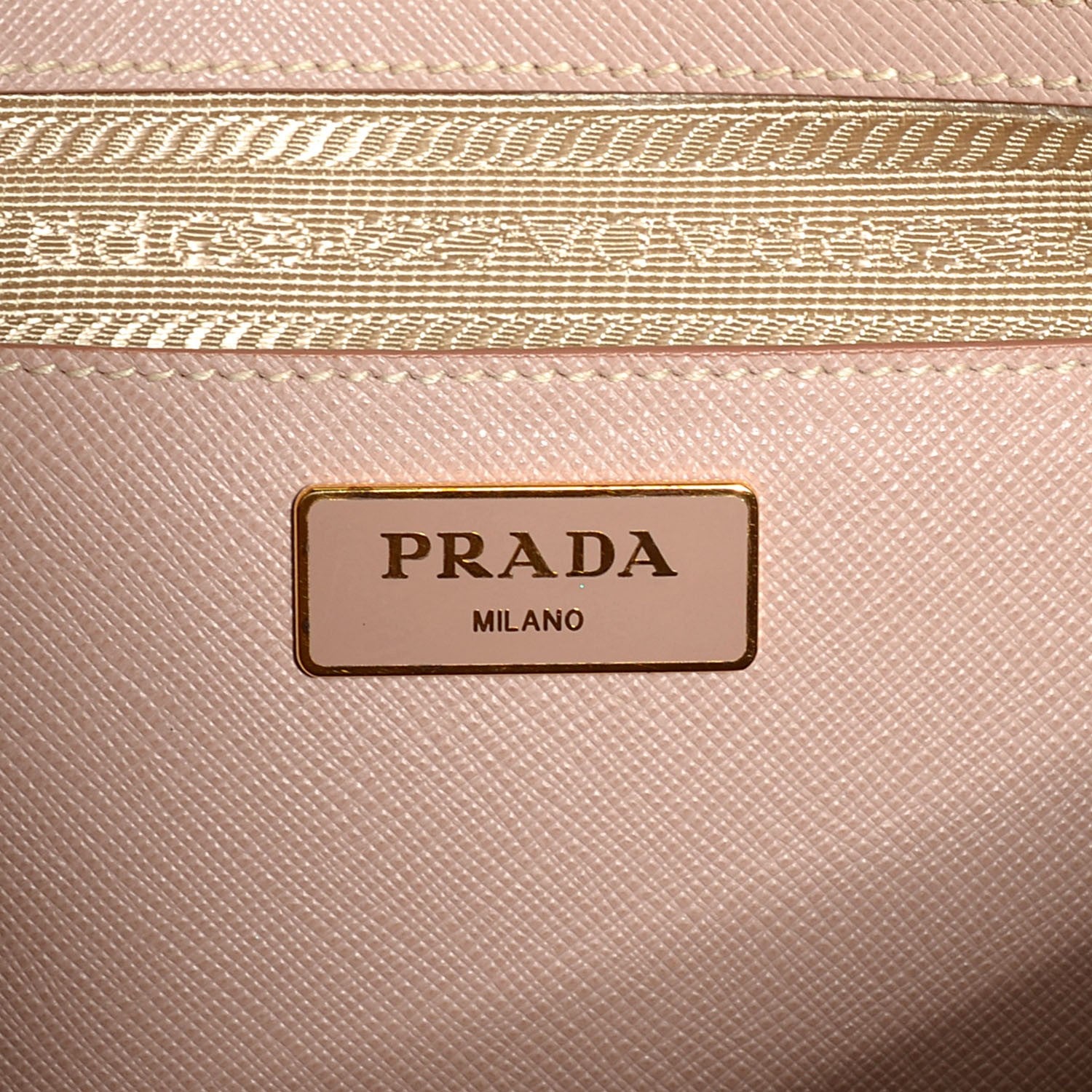 Prada Saffiano Lux Medium Double Zip Tote Cammeo 6 of 11